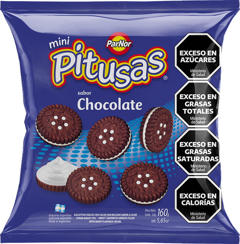 Galletitas Pitusas Chocolate 160 g